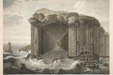 Grotte de Fingal gravure 1804