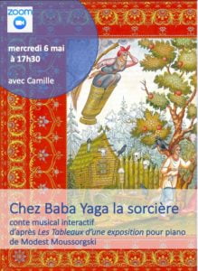Affiche du conte Chez Baba yaga la sorcière
