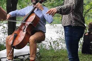 Bain de forêt musical avec le violoncelliste Guillaume Martigné