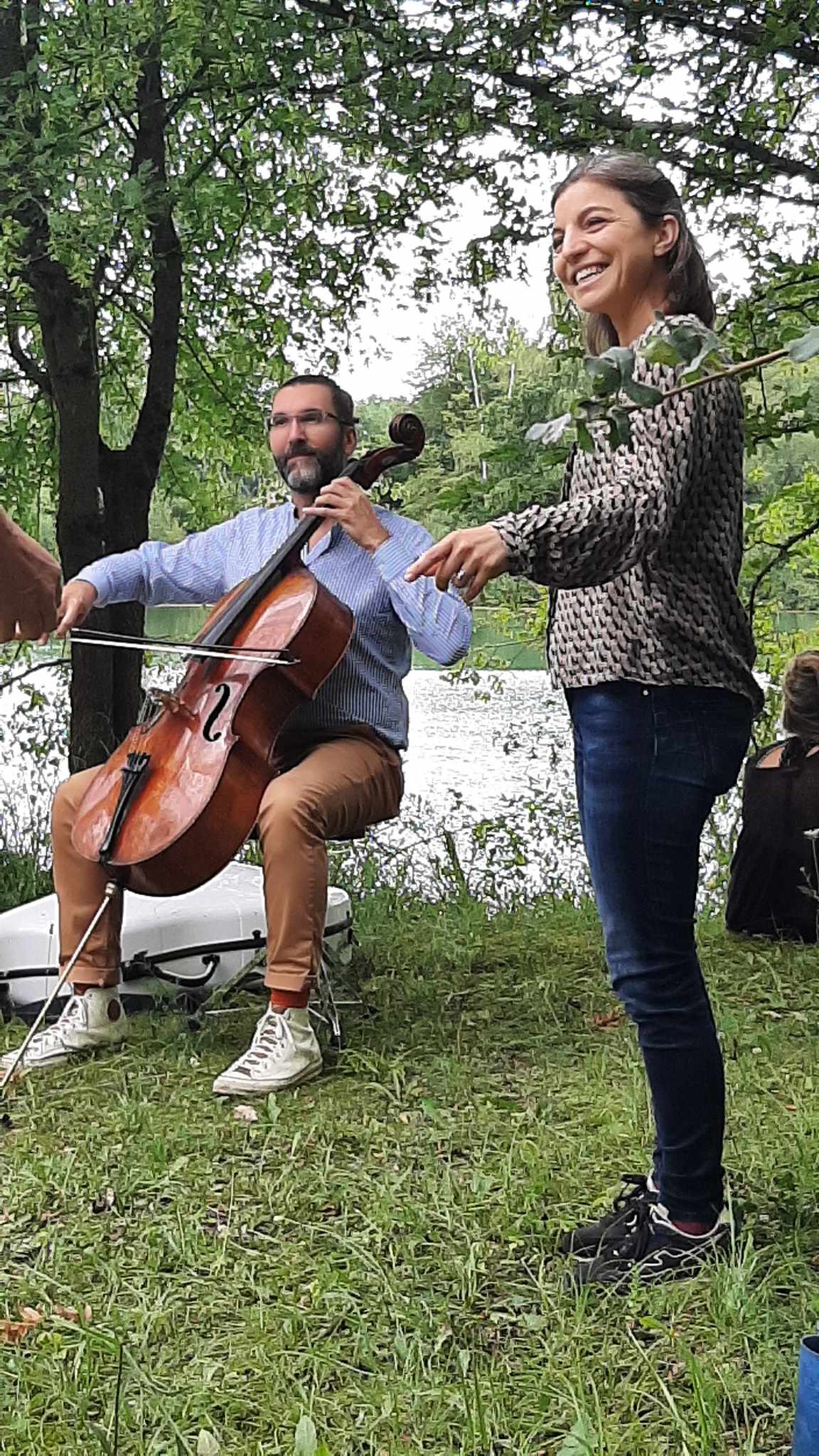 Bain de forêt musical avec le violoncelliste Guillaume Martigné