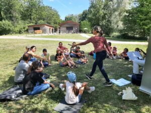 Bain de forêt musical en famille