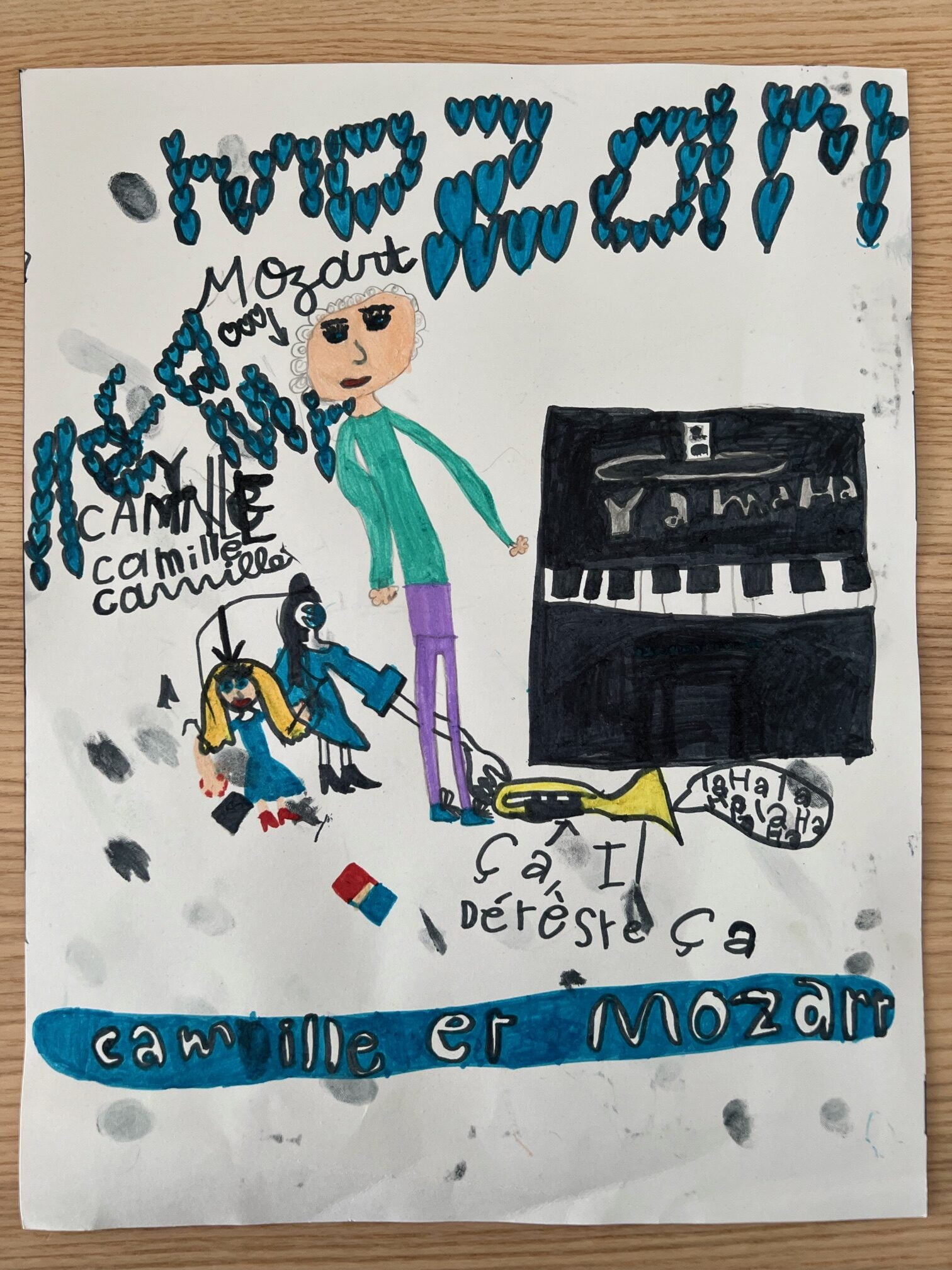 Dessin d’Alice Beaudet Enquête Mozart 2024