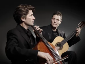 Sébastien Singer et André Fischer en duo à Coppet le 26 mars. Crédits Anita Schlaefli